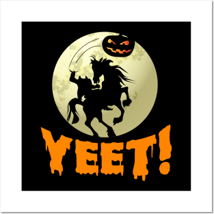 Yeet Pumpkin Halloween Posters and Art